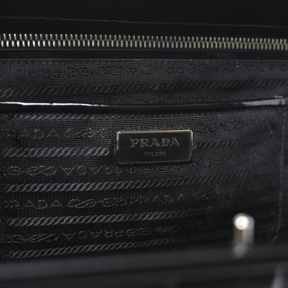 Prada Spazzolato Frame Bag Black 6 of 10