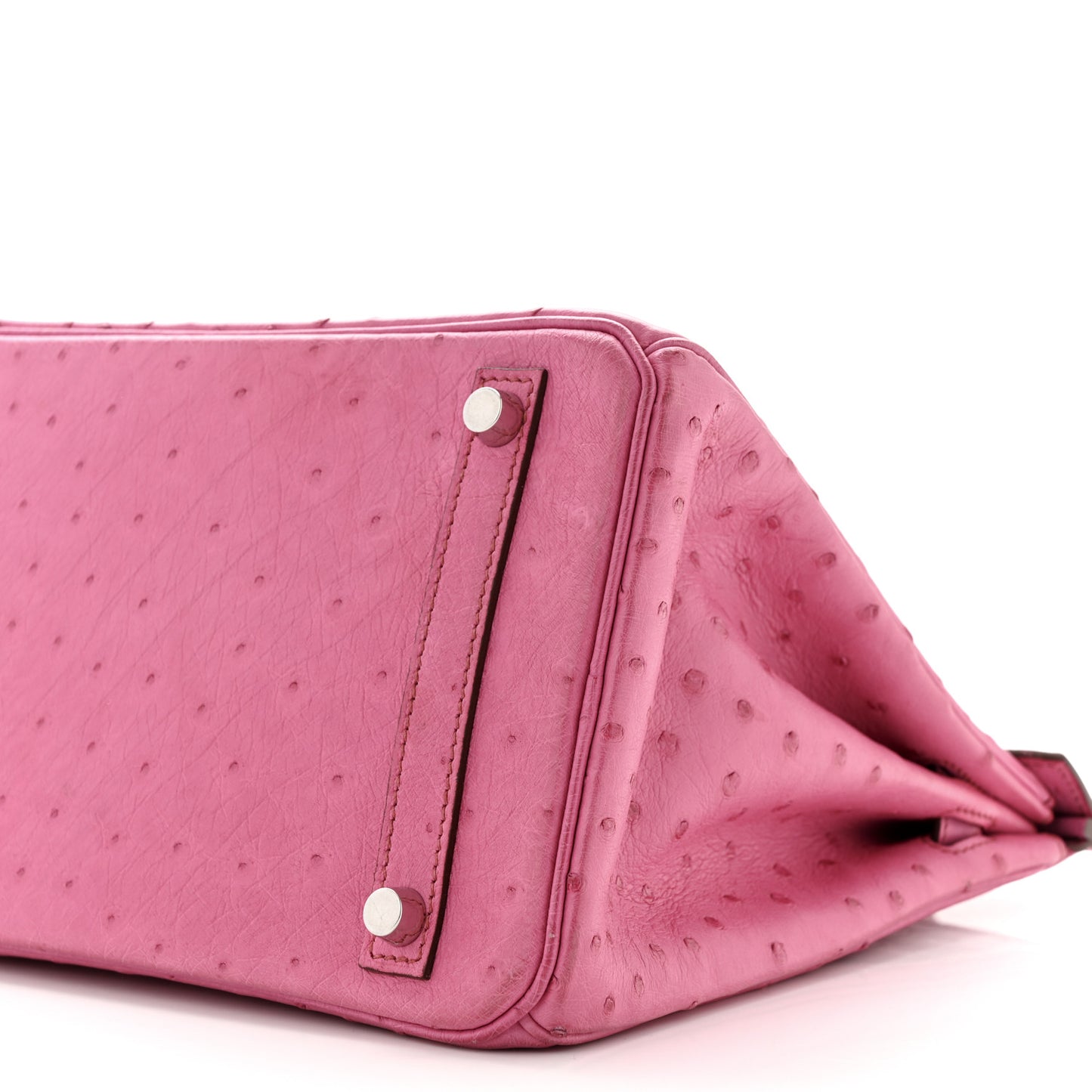 Ostrich Birkin 30 Fuchsia