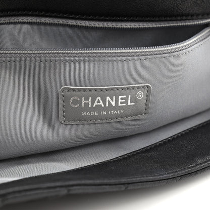 Chanel Washed Lambskin Quilted Maxi Chain Around Flap Black 6 of 10