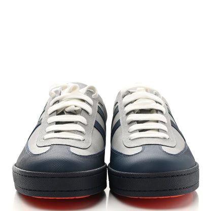 Hermes Epsom Mens Boomerang Sneakers 42 Multicolor Bleu Glacier 4 of 10