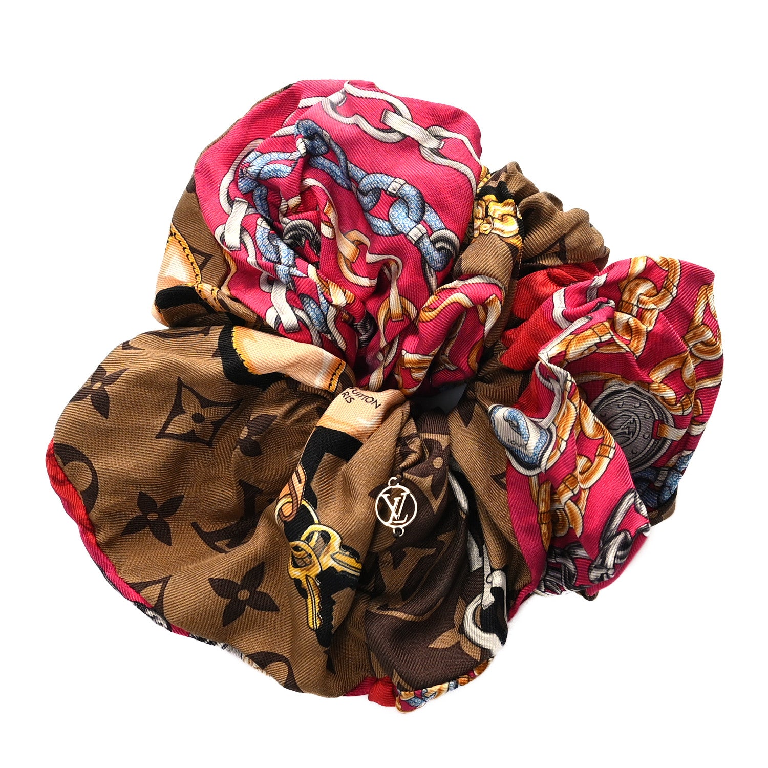 Louis Vuitton Silk Monogram Confidential Chouchou Scrunchie 1 of 3