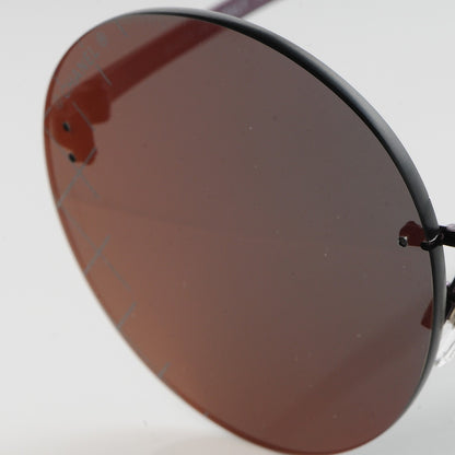 Chanel Metal Rimless Round Sunglasses 4216 Bordeaux 9 of 10