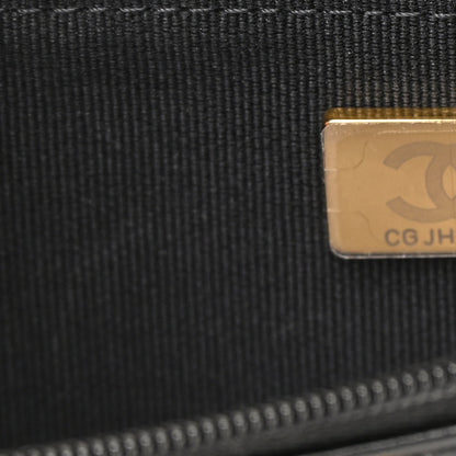 Chanel Lambskin Quilted Logo WOC Wallet On Chain Black 8 of 15