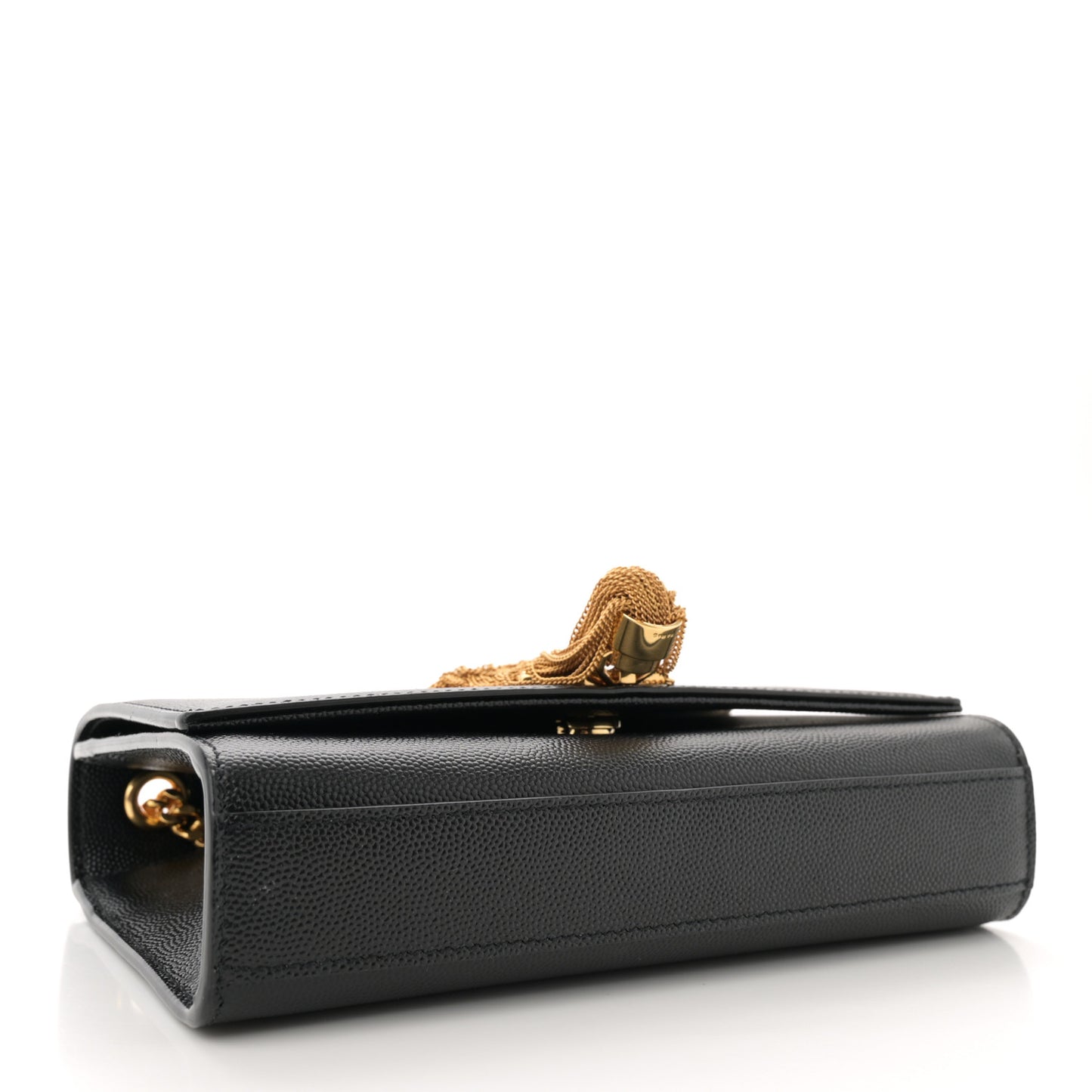 Grain De Poudre Small Classic Monogram Kate Tassel Satchel Black