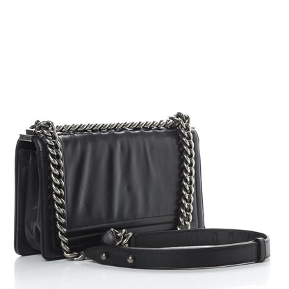Chanel Calfskin Medium Boy Flap Black 3 of 19