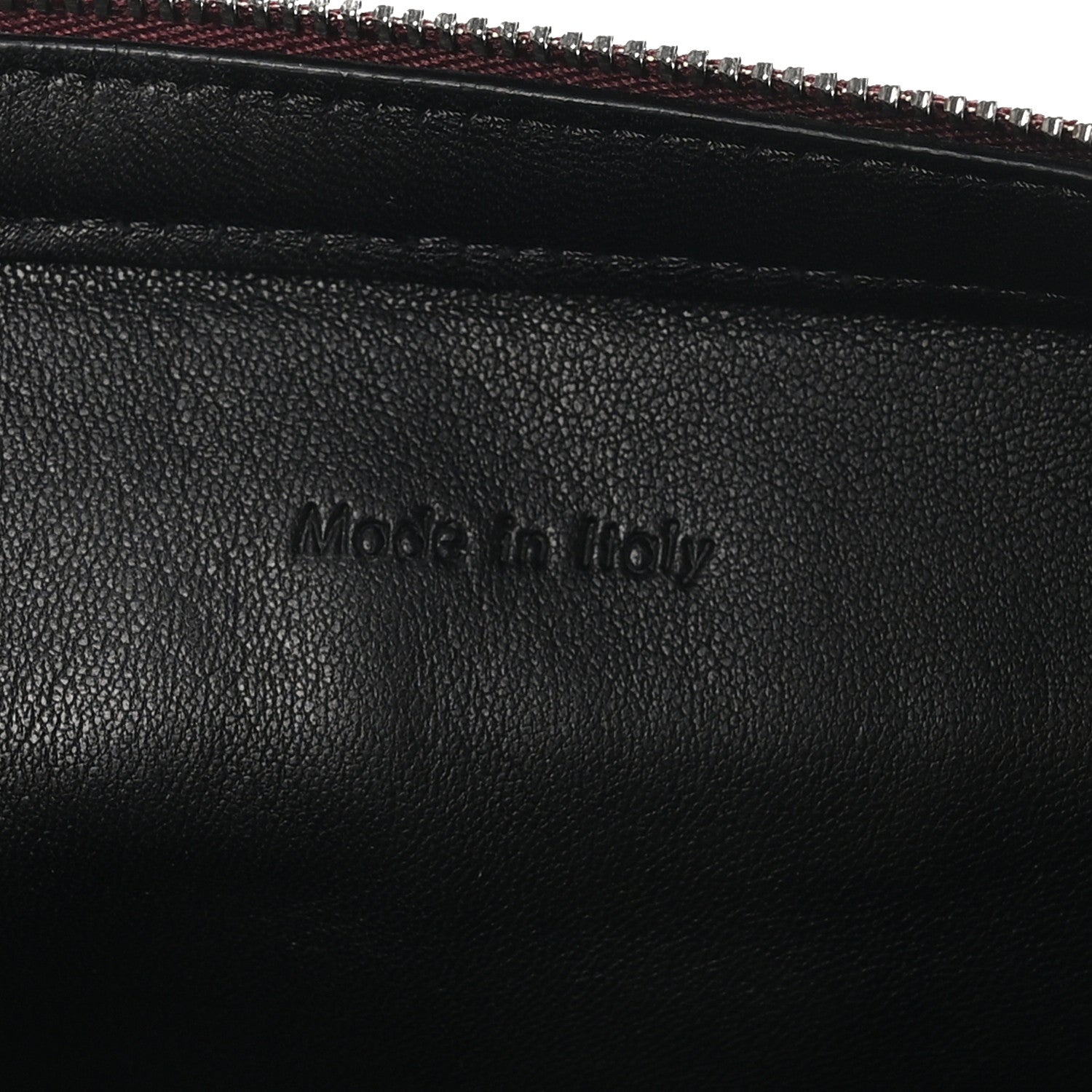 Celine Nappa Calfskin Dragonne Pouch Clutch Rust 6 of 11