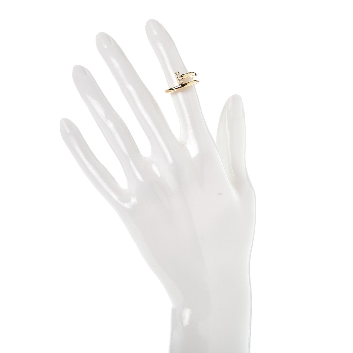 Cartier 18K Yellow Gold Diamond Juste Un Clou Ring 50 5.25 2 of 6