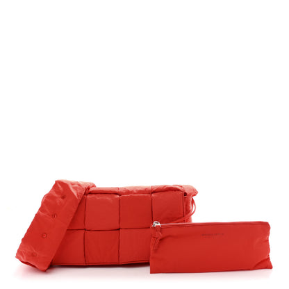 Bottega Veneta Nylon Intrecciato Padded Tech Cassette Bag Red 3 of 11