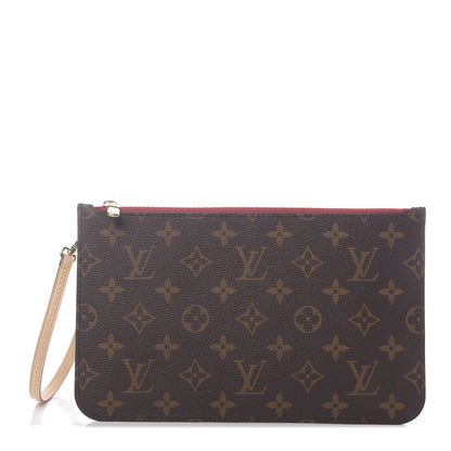 Louis Vuitton Monogram Neverfull MM GM Pochette Cherry 1 of 6