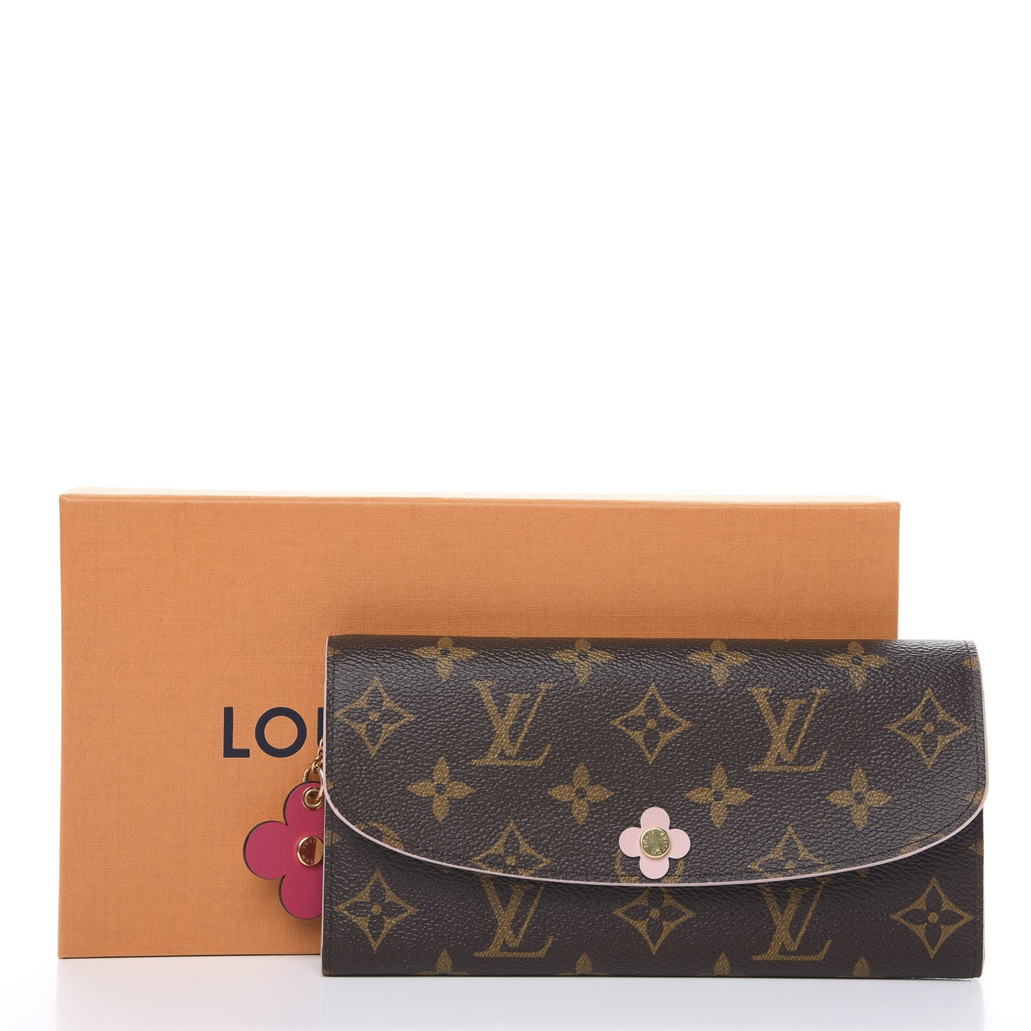 Louis Vuitton Monogram Bloom Flower Emilie Wallet 7 of 7