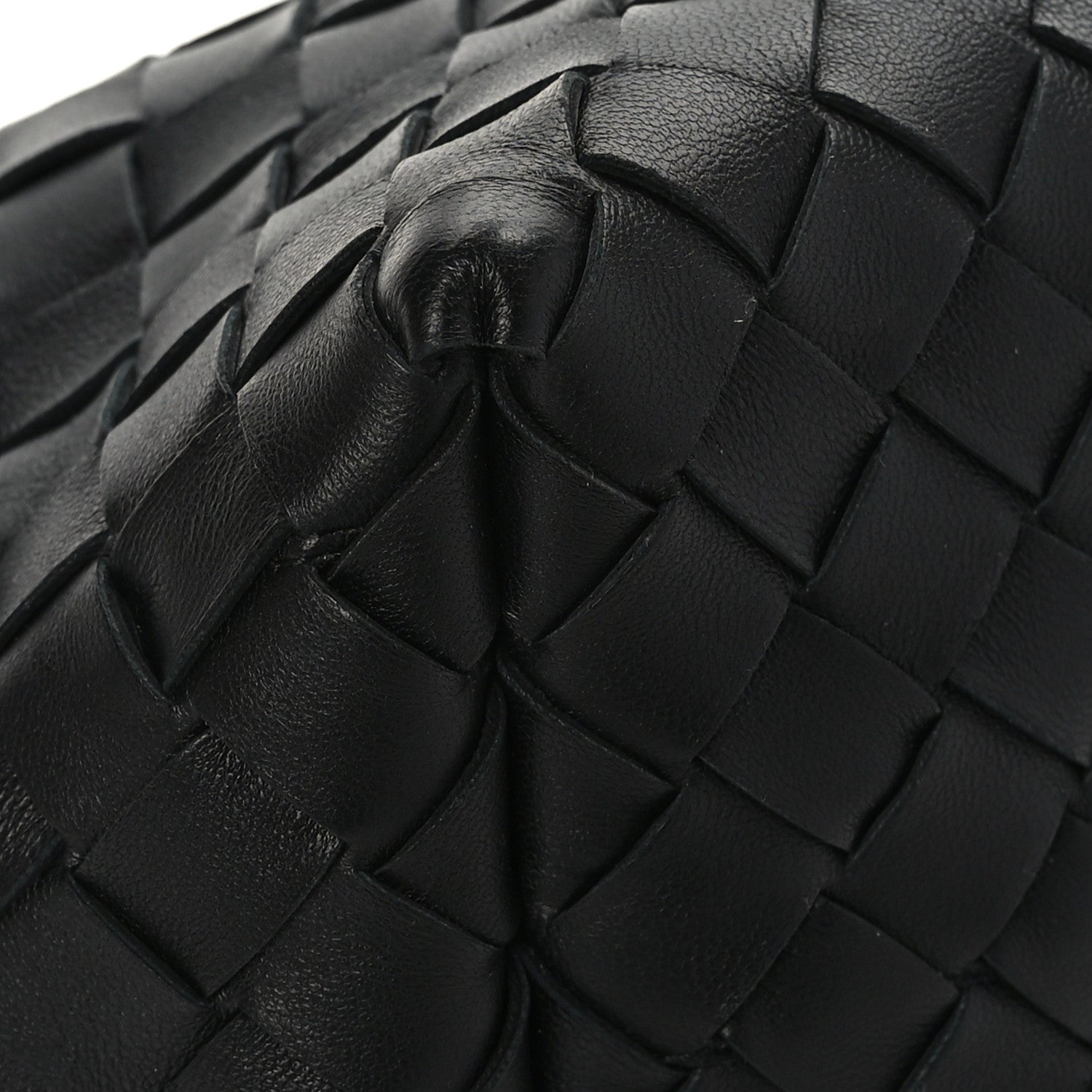 Bottega Veneta Nappa Intrecciato Tie Shoulder Bag Black 8 of 8