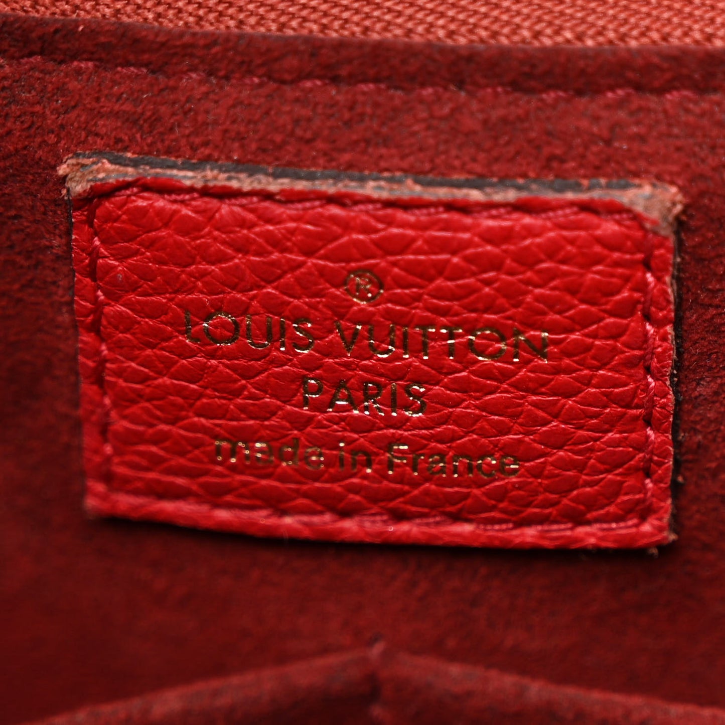 Calfskin Monogram Kimono Tote Cherry