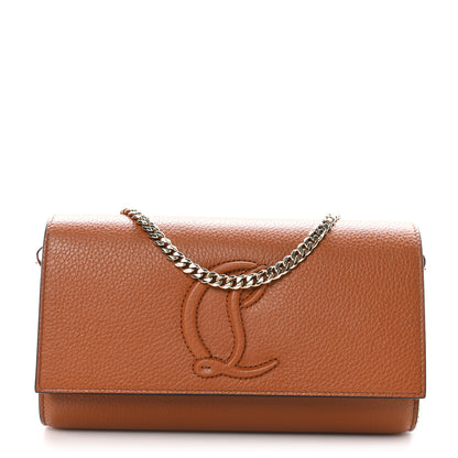 Christian Louboutin Grained Calfskin By My Side Wallet On Chain Cuoio 1 of 11