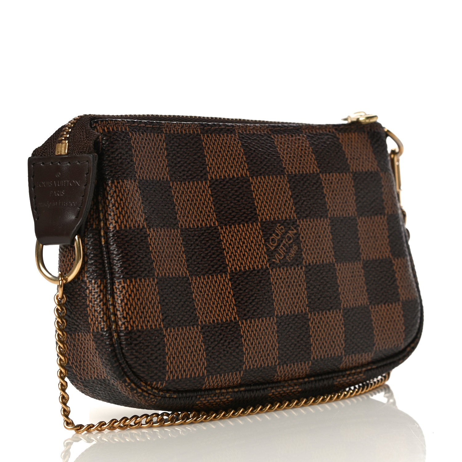 Louis Vuitton Damier Ebene Complice Trunks and Bags Mini Pochette Accessories Red 3 of 10