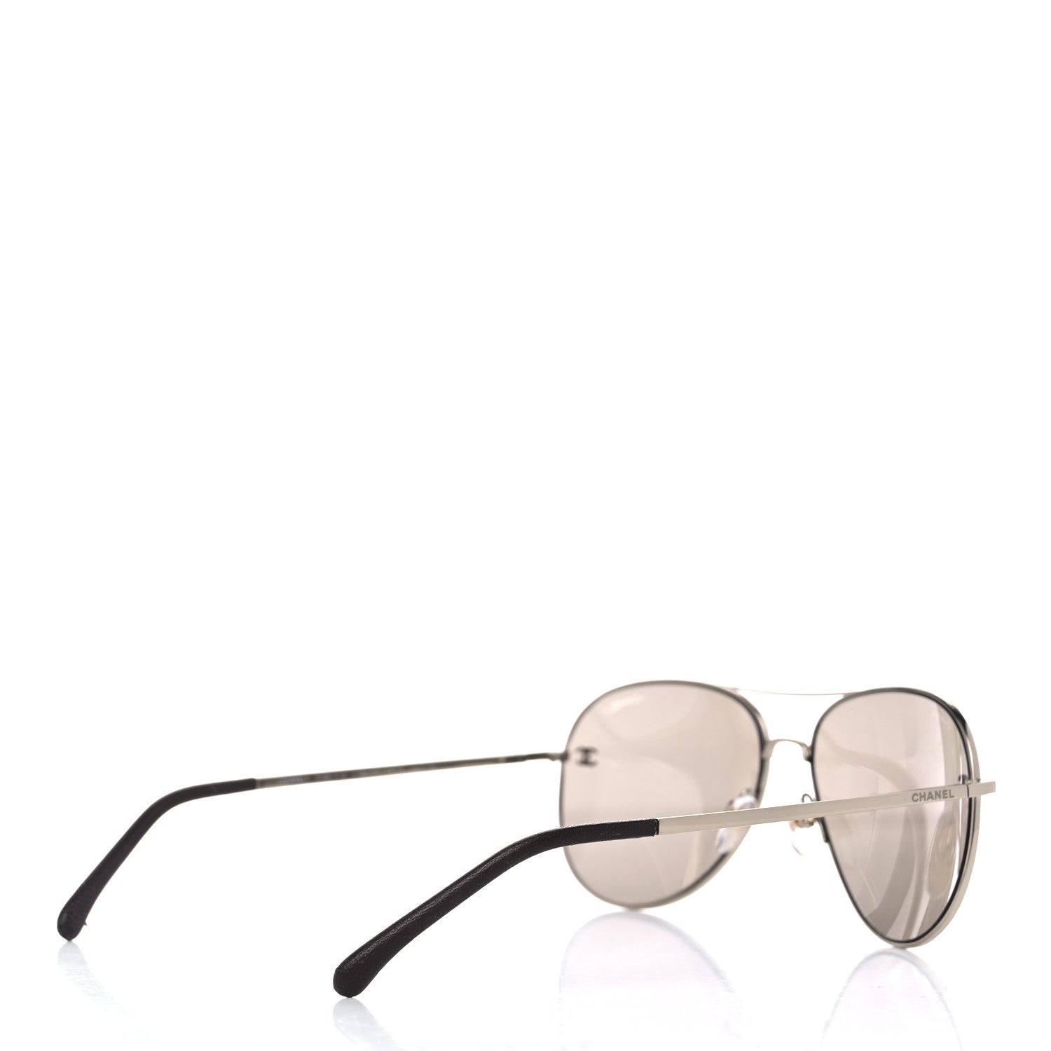 Chanel Metal Aviator CC Sunglasses 4189-T-Q Gold 7 of 21