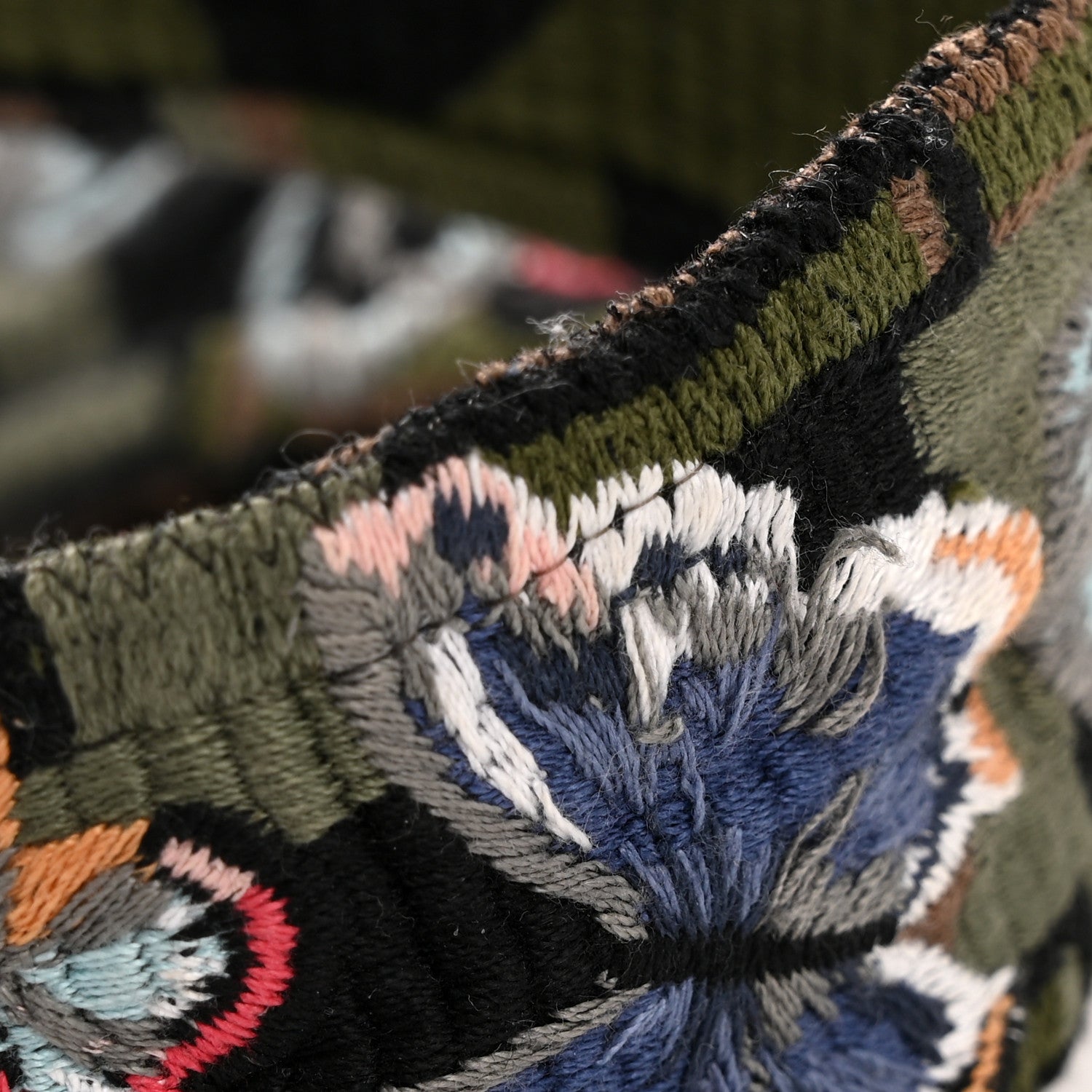 Valentino Garavani Canvas Camubutterfly Rockstud Guitar Strap Multicolor 6 of 6