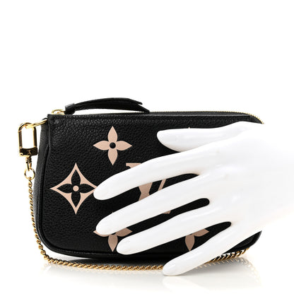 Louis Vuitton Empreinte Monogram Giant Mini Pochette Accessories Black 2 of 6