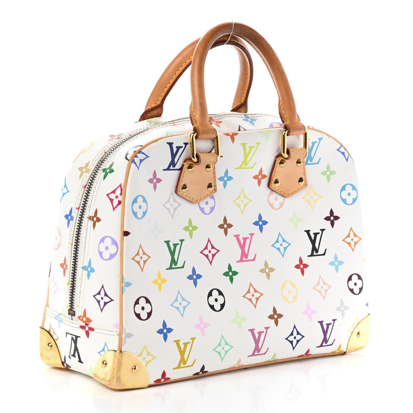 Monogram Multicolor Trouville White
