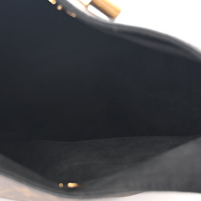 Louis Vuitton Monogram Flower Hobo Black 5 of 9