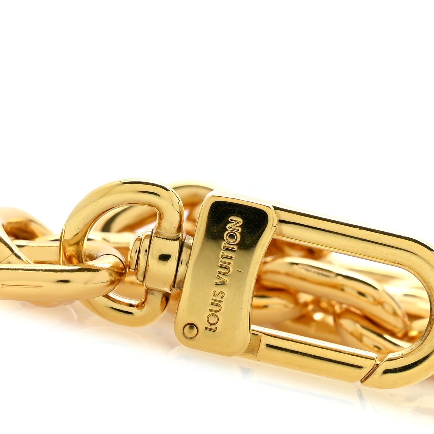 Metal Chain Strap Gold