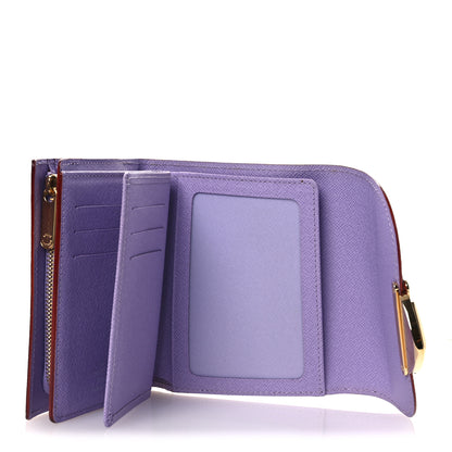 Louis Vuitton Monogram Multicolor Joey Wallet Black Violet 5 of 6