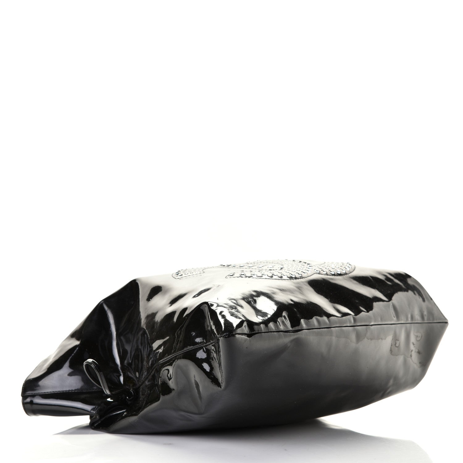 Chanel Patent Crystal Strass Bonbons Tote Black 3 of 6