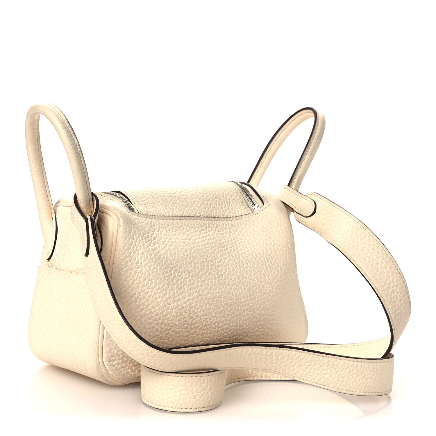 Hermes Taurillon Clemence Mini Lindy 20 Nata 5 of 27