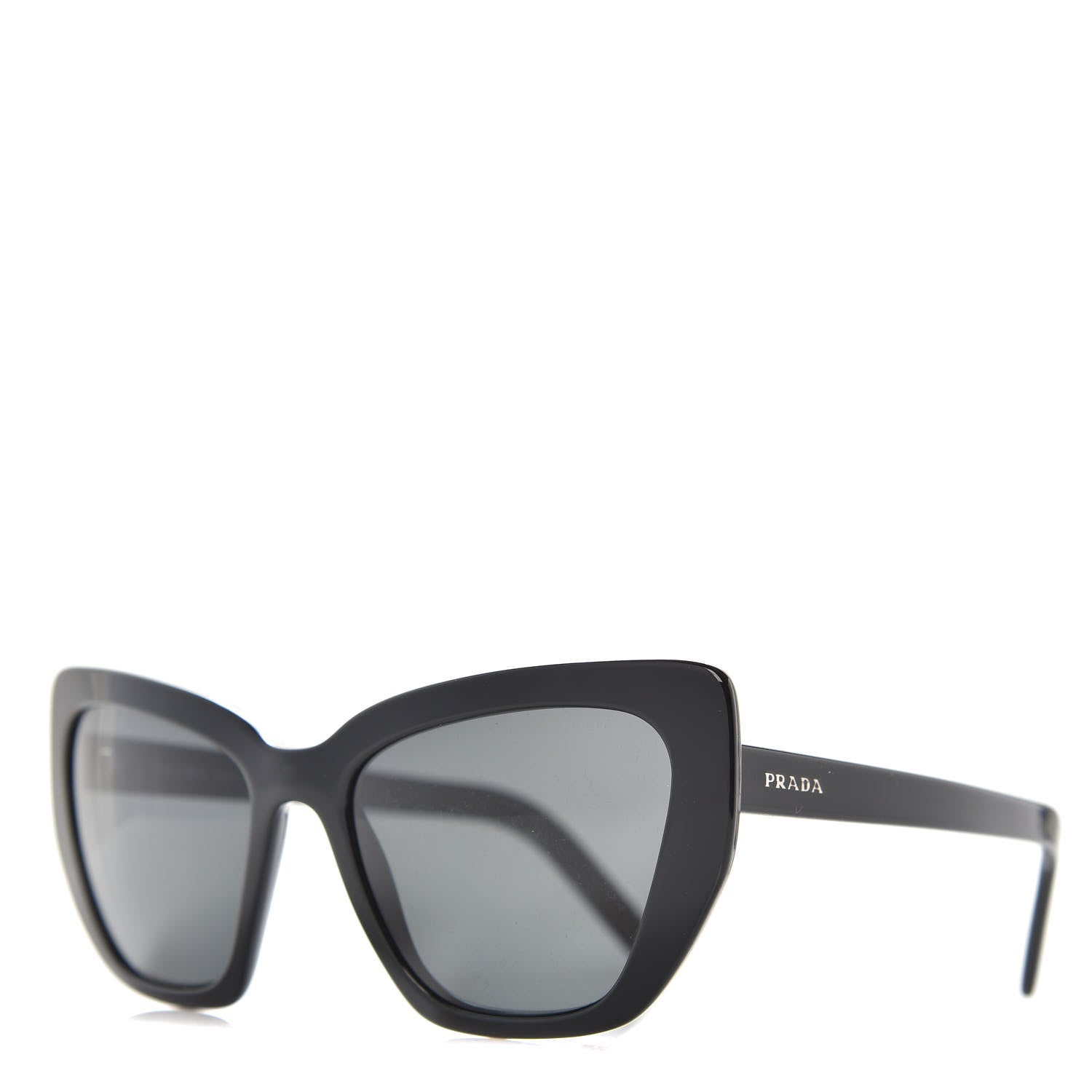 Prada Cat Eye Sunglasses SPR 08V Black 1 of 7