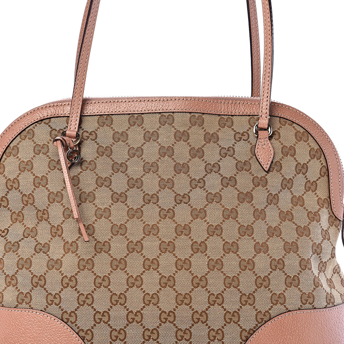 Monogram Medium Bree Shoulder Bag Dark Cipria