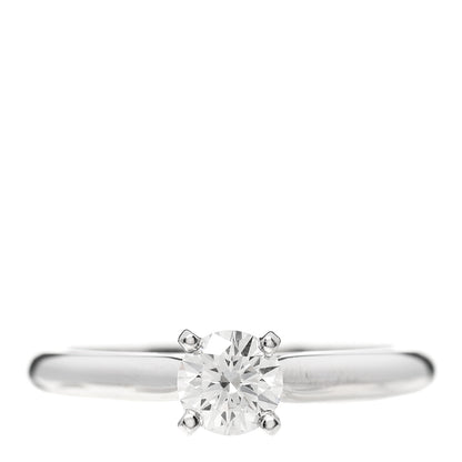 Cartier Platinum Diamond .34ct 1895 Solitaire Engagement Ring 47 4 1 of 8