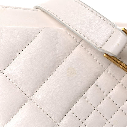 Versace Nappa Barocco Quilted Vanitas Medea Belt Bag White 16 of 23