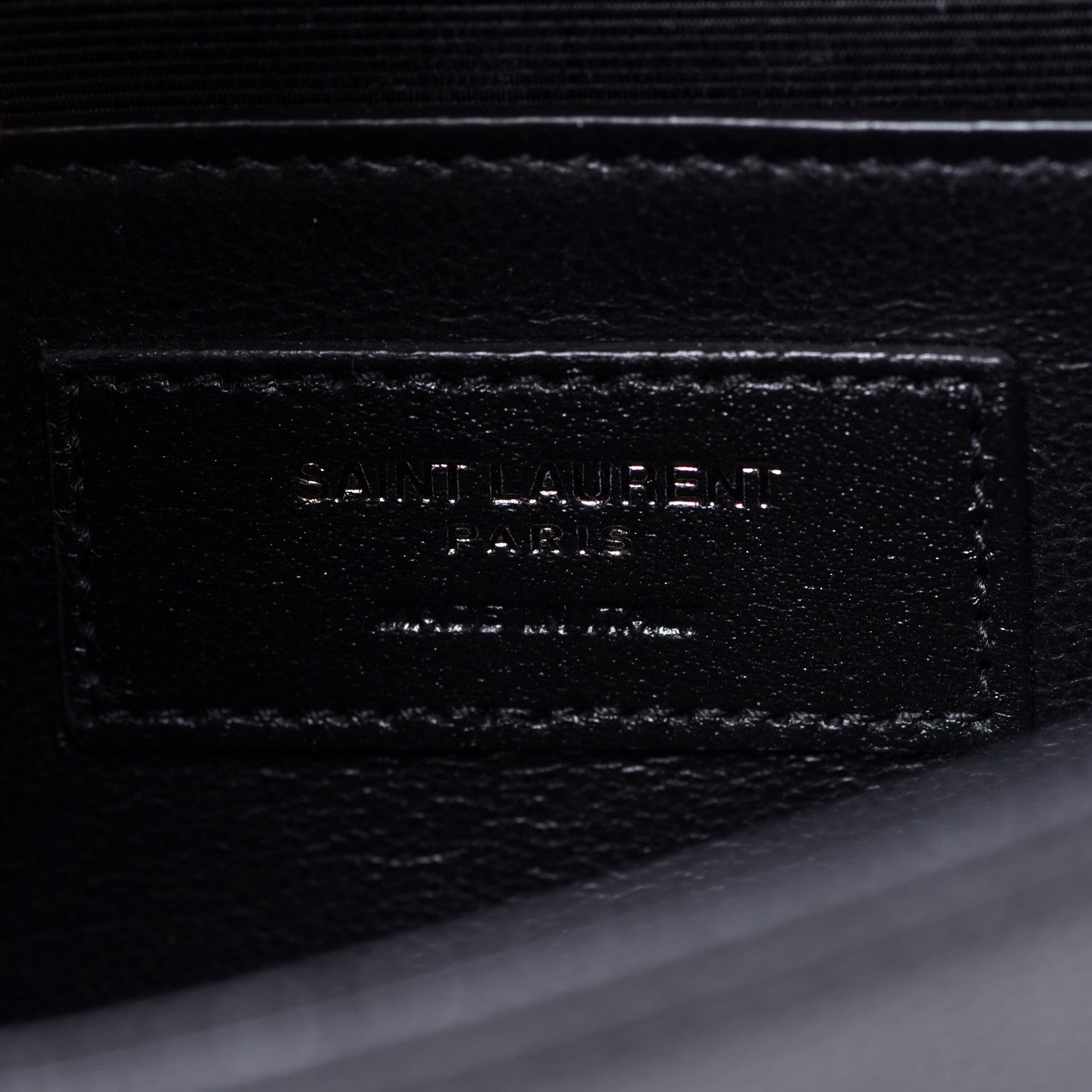 Saint Laurent Grain De Poudre Small Monogram Kate Satchel Black 6 of 9