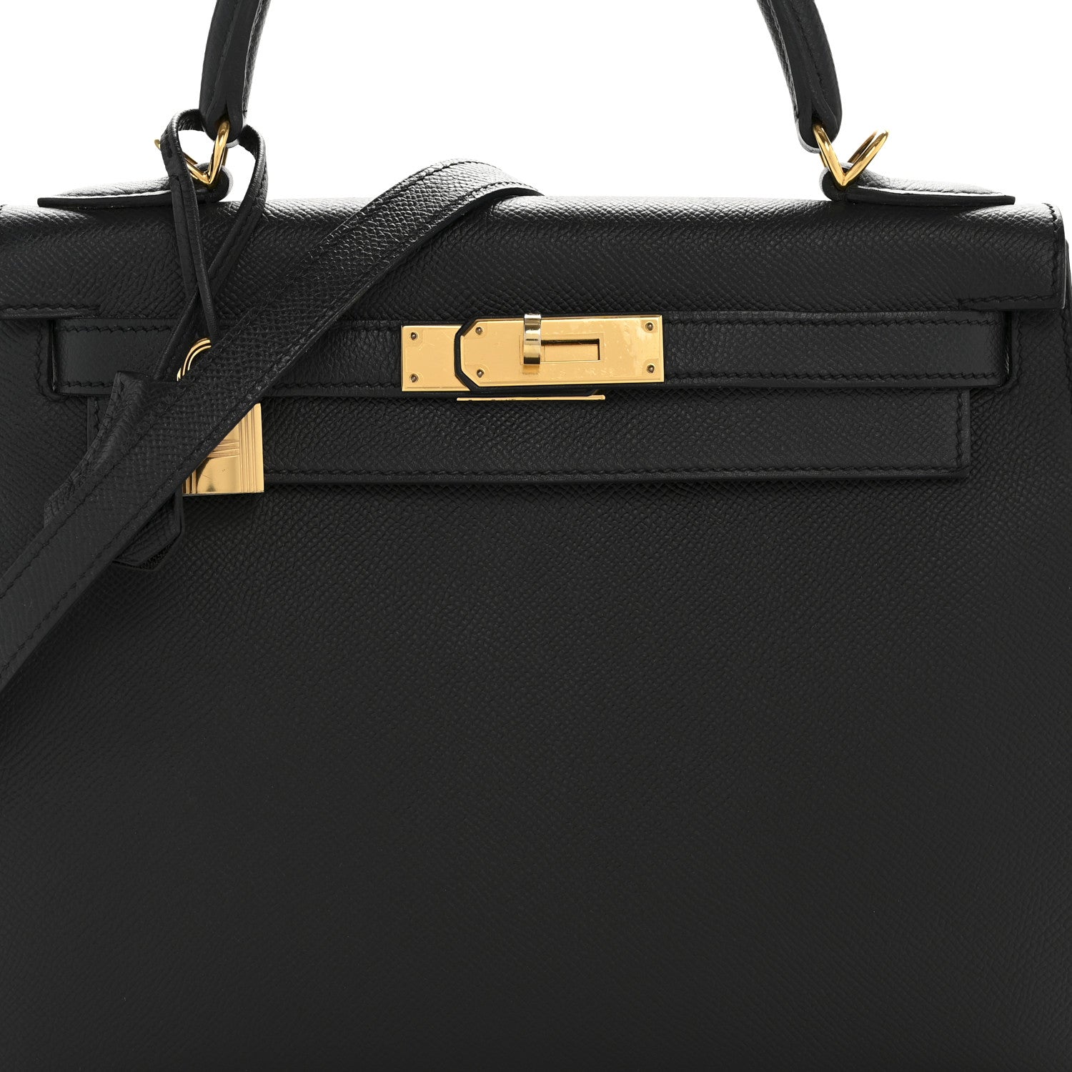 Hermes Epsom Kelly Sellier 28 Black 8 of 12