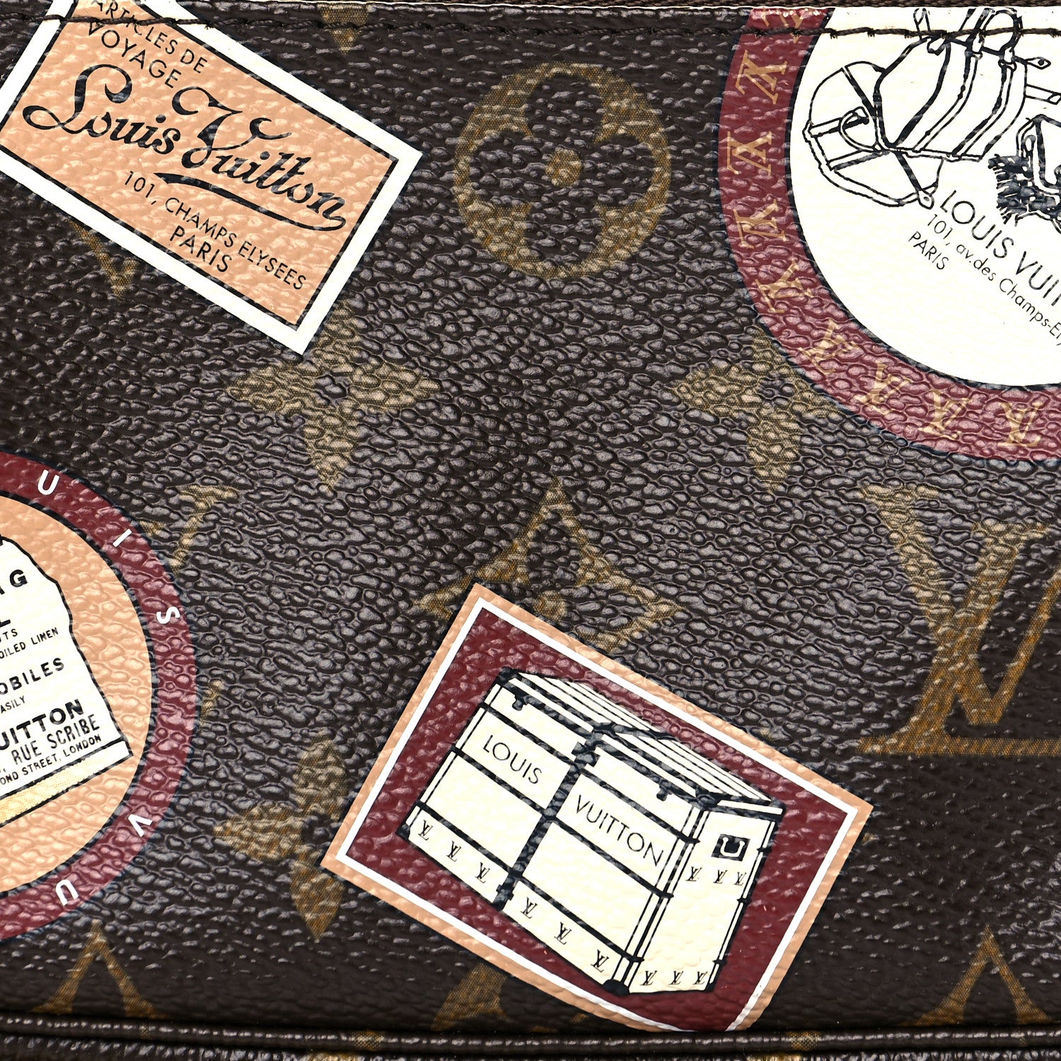 Louis Vuitton Monogram Patch Mini Pochette Accessories 7 of 9