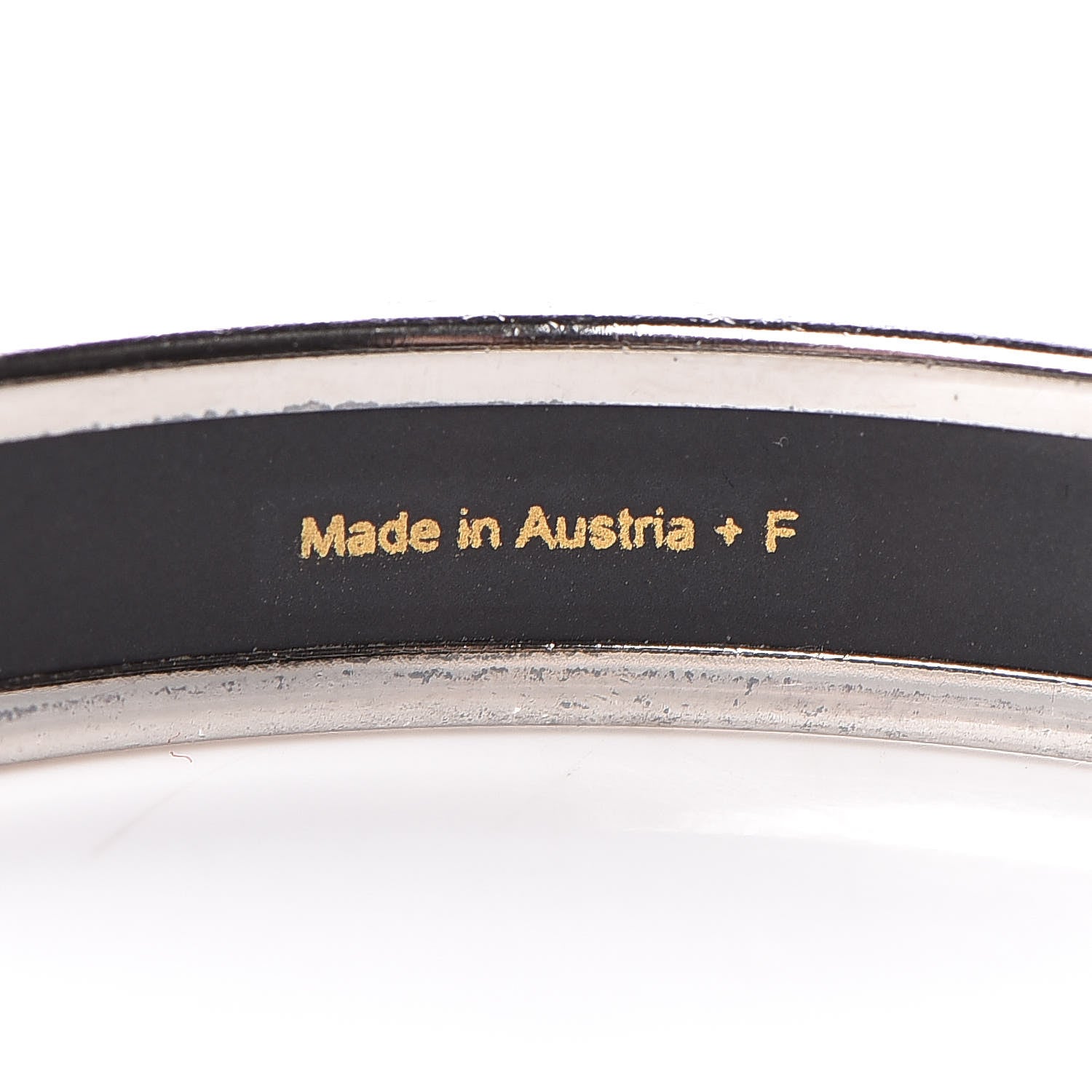 Hermes Enamel Printed Narrow Forest Animals Bracelet 65 4 of 6