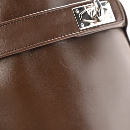 Givenchy Calfskin Shark Lock Pant Boots 37 Marron Fonce 10 of 11