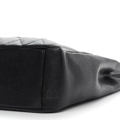 Chanel Caviar Quilted Petit Shopping Tote PST Black 9 of 9