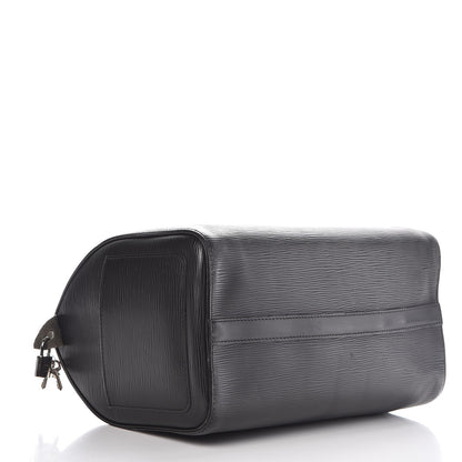 Louis Vuitton Epi Speedy 30 Black 4 of 17