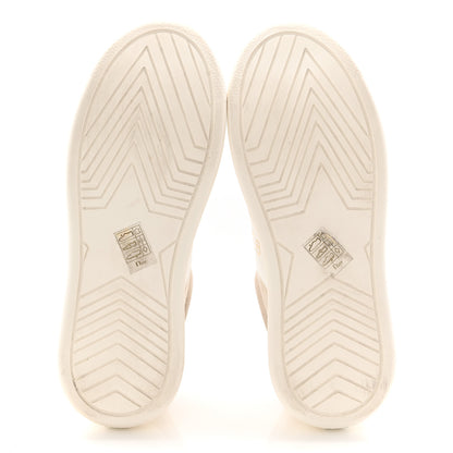 Christian Dior Suede Calfskin Dior Star Ors Platform Sneakers White Black 39 Light Beige White 6 of 10