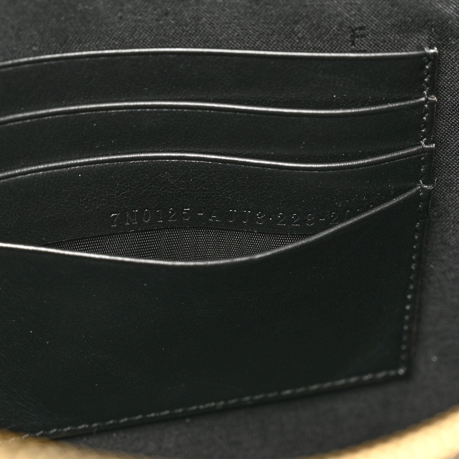 Fendi X VERSACE Glazed Fabric Vitello Cover Fendace FF Baroque Large Flat Pouch Black Gold 7 of 8