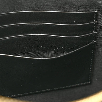 Fendi X VERSACE Glazed Fabric Vitello Cover Fendace FF Baroque Large Flat Pouch Black Gold 7 of 8