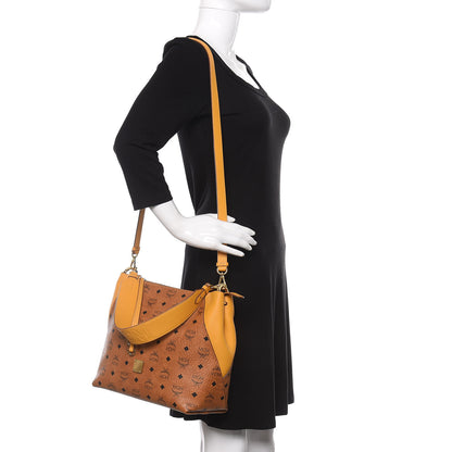 MCM Visetos Medium Klara Hobo Cognac Yellow 2 of 10