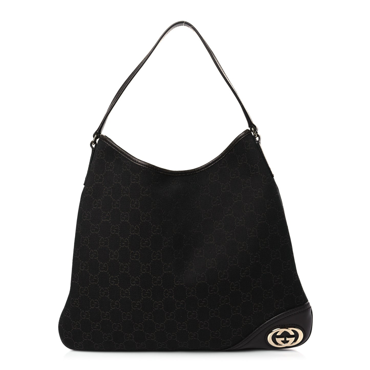 Monogram Medium New Britt Hobo Dark Brown