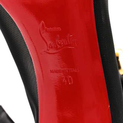 Christian Louboutin Mesh Nappa Marikate 100 Ankle Boots 40 Black 7 of 10