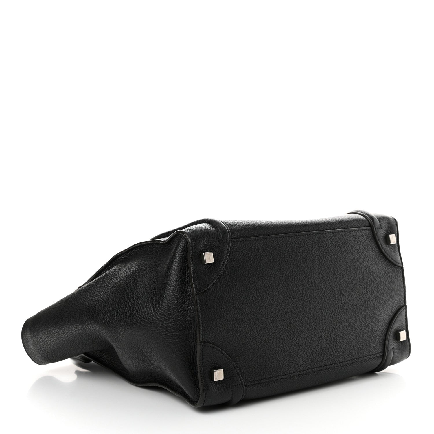 Celine Drummed Calfskin Mini Luggage Black 4 of 19