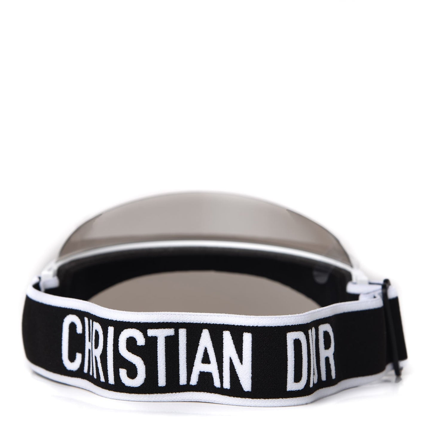 Mirrored DiorClub1 Sun Visor Silver
