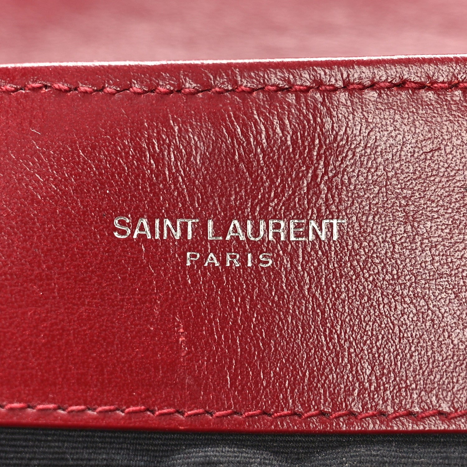 Saint Laurent Calfskin Y Quilted Monogram Medium Loulou Chain Satchel Palissandre 7 of 14