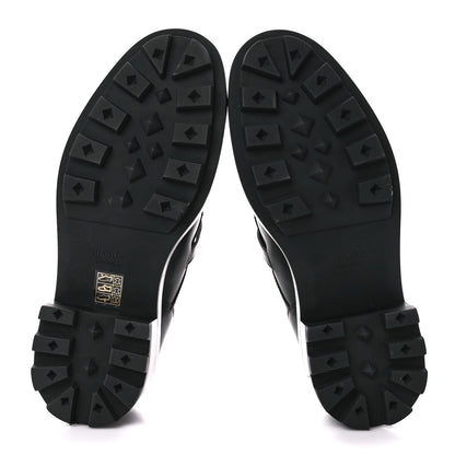 Hermes Glossed Calfskin First Oxford 37 Black 5 of 10