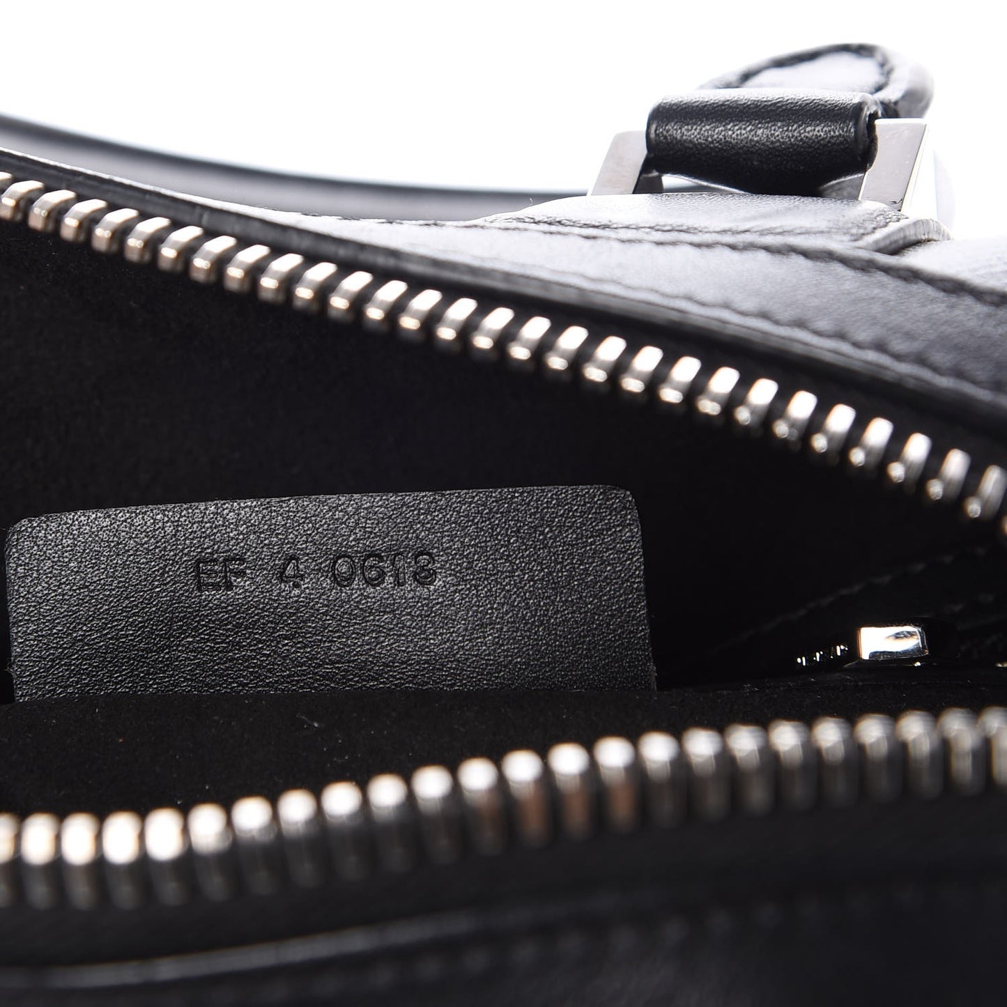 Coated Canvas Printed Small Lucrezia Satchel Black