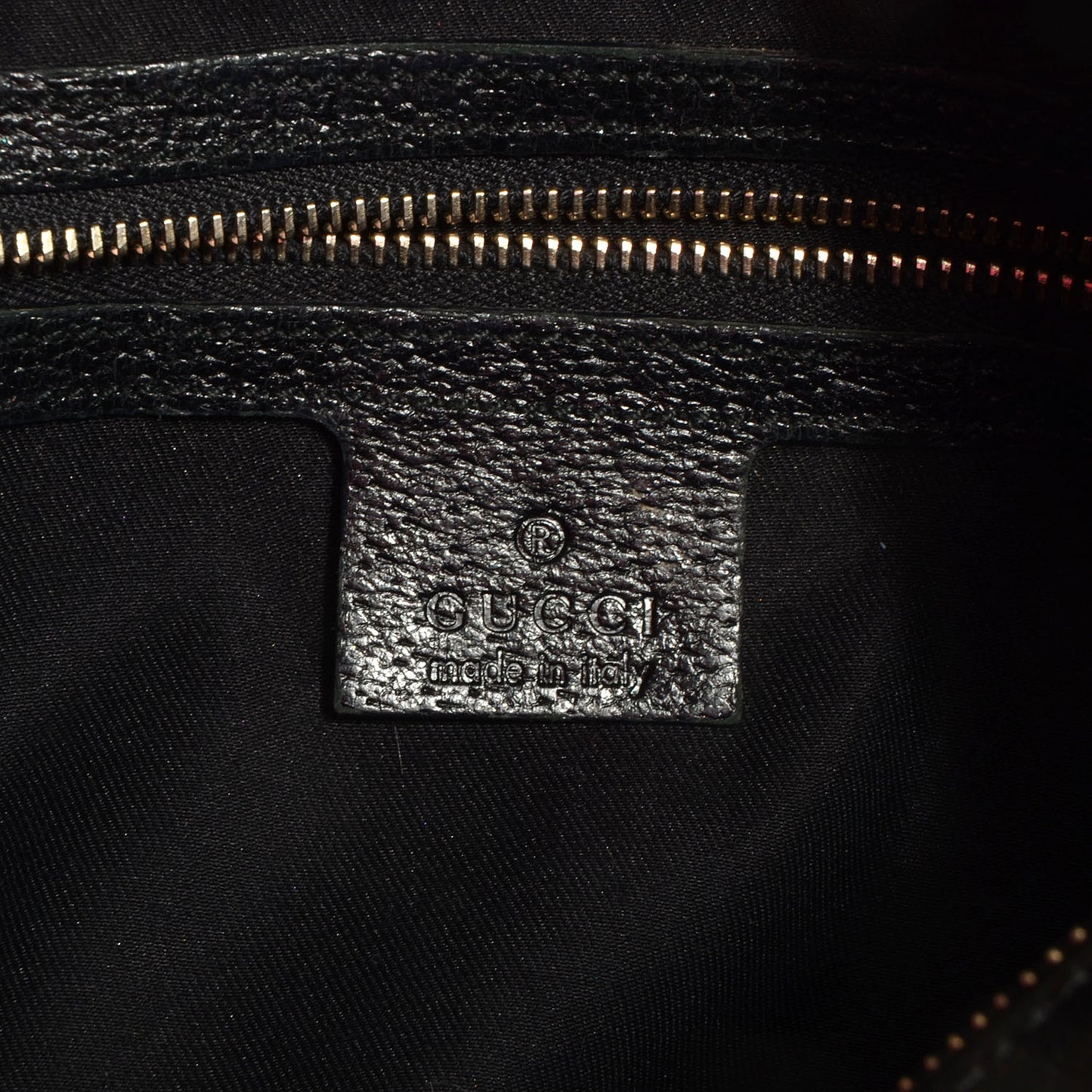 Monogram Web Bamboo Ring Hobo Black